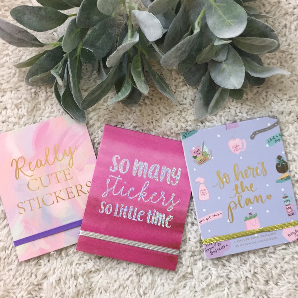 3 Sticker Books for a Planner, Journal or Calendar